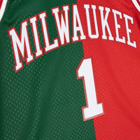 Milwaukee Bucks Green/Red jersey – view 5
