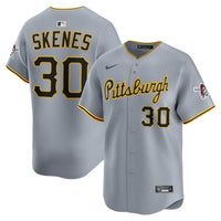 Pittsburgh Pirates Paul Skenes Gray jersey – view 1