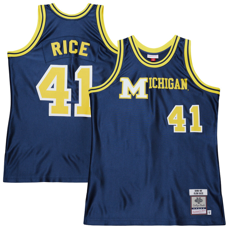 Michigan Wolverines 1988/89 Navy jersey – view 1