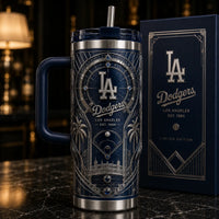 LAD Heritage Panel - Engraved Navy Tumbler Composition - main