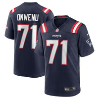 New England Patriots Mike Onwenu Navy jersey – view 1