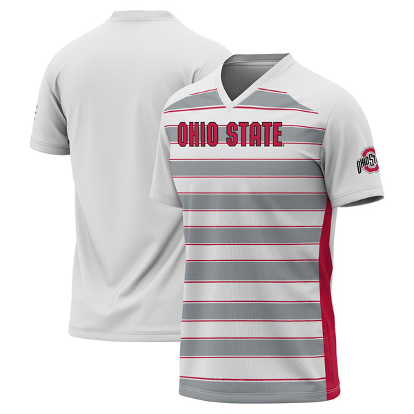 GameDay Greats #1 White Ohio State Buckeyes Lightweight Soccer Fashion Jersey