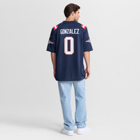 New England Patriots Christian Gonzalez Navy jersey – view 9