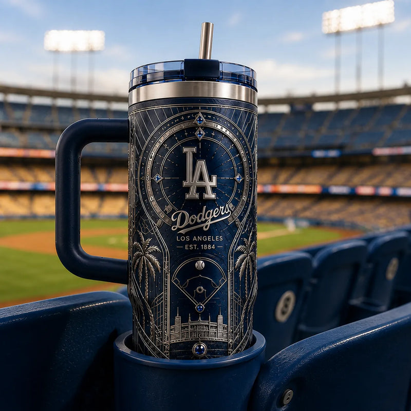 LAD Heritage Panel - Engraved Navy Tumbler Composition - main