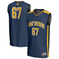 West Virginia Mountaineers Navy jersey – view 2