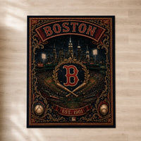 BOS Heritage Emblem - Vintage Ballpark Floor Composition - main