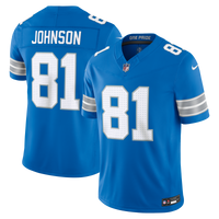 Detroit Lions Calvin Johnson Blue jersey – view 2