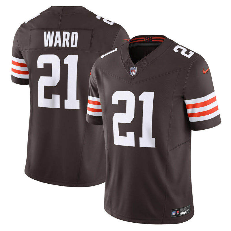 Cleveland Browns Denzel Ward Brown jersey – view 1