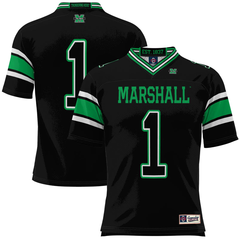 Marshall Thundering Herd Black jersey – view 1