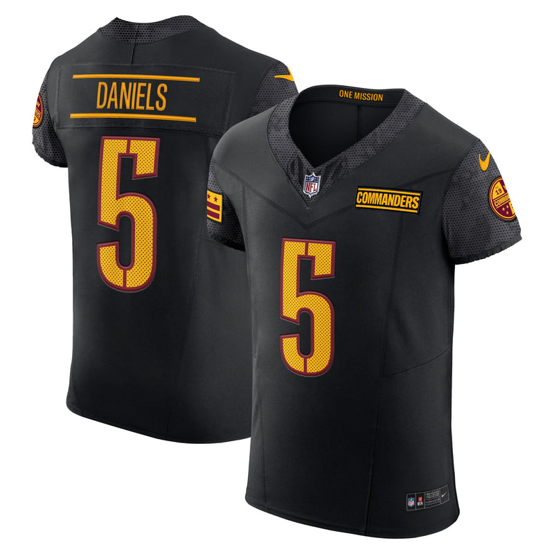 Washington Commanders Jayden Daniels Black jersey – view 1