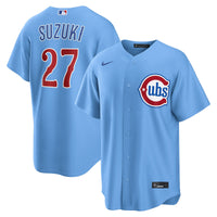 Chicago Cubs Seiya Suzuki Blue jersey – view 2
