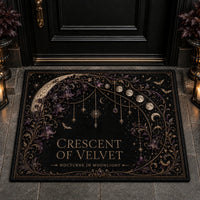 Crescent of Velvet - Moonlit Gothic Doormat with Quiet Presence - main