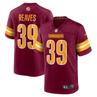 Washington Commanders Jeremy Reaves Burgundy jersey – view 2