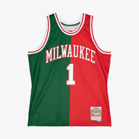 Milwaukee Bucks Green/Red jersey – view 3