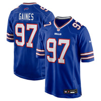 Buffalo Bills Greg Gaines Royal jersey – view 2