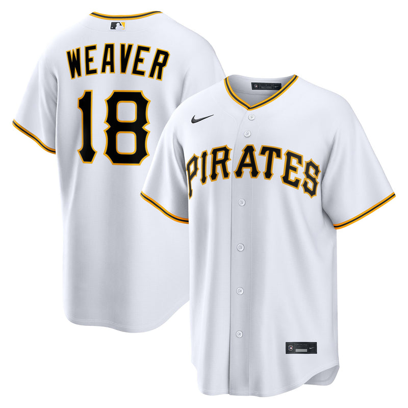 Pittsburgh Pirates Luke Weaver White jersey – view 1
