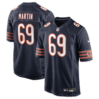 Chicago Bears Jeremiah Martin Navy jersey – view 2