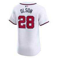 Atlanta Braves Matt Olson White jersey – view 4
