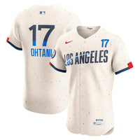 Los Angeles Dodgers Shohei Ohtani Cream jersey – view 1