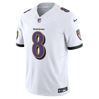 Baltimore Ravens Lamar Jackson White jersey – view 3