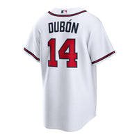 Atlanta Braves Mauricio Dubón White jersey – view 4