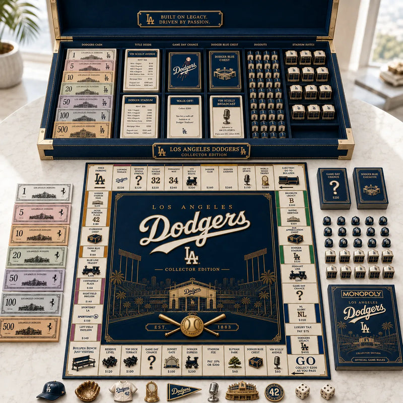 Built On Legacy - The LAD Navy-And-Gold Board Game Layout - main