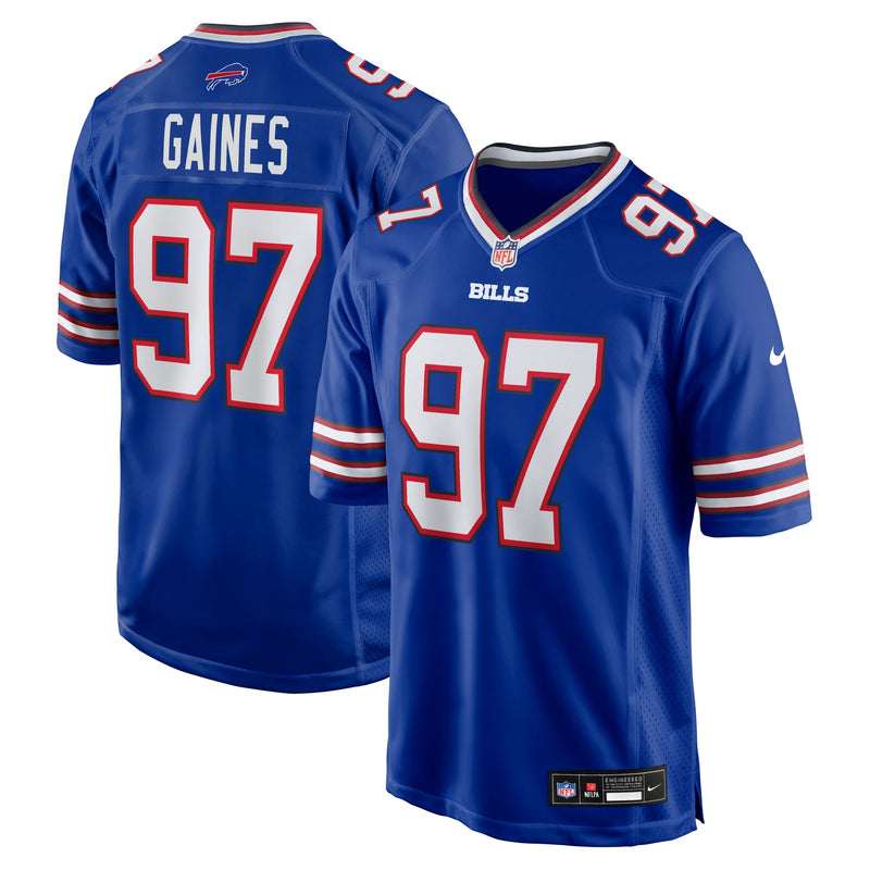Buffalo Bills Greg Gaines Royal jersey – view 1