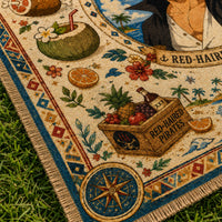 Honor, Loyalty, Freedom - Shanks Central Medallion Rug - main