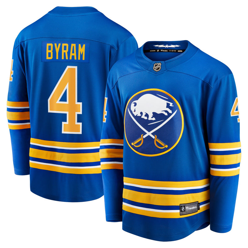 Buffalo Sabres Bowen Byram Royal jersey – view 1