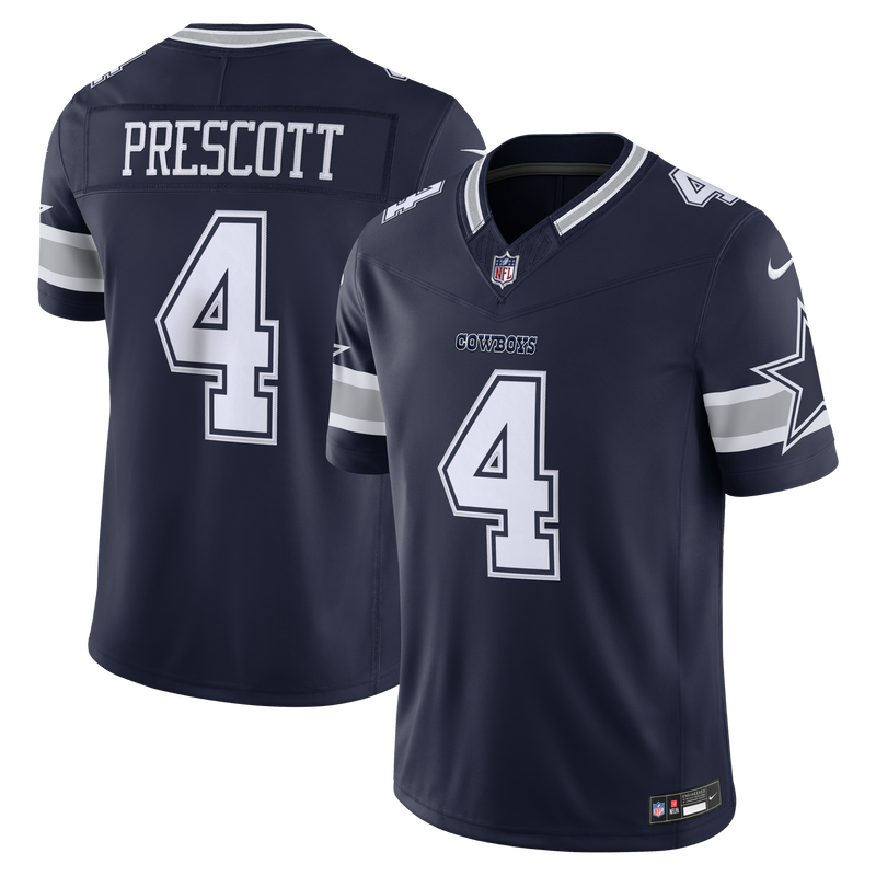 Dallas Cowboys Dak Prescott Navy jersey – view 1