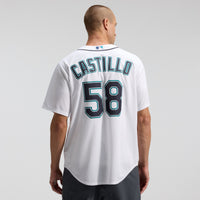 Seattle Mariners Luis Castillo White jersey – view 4