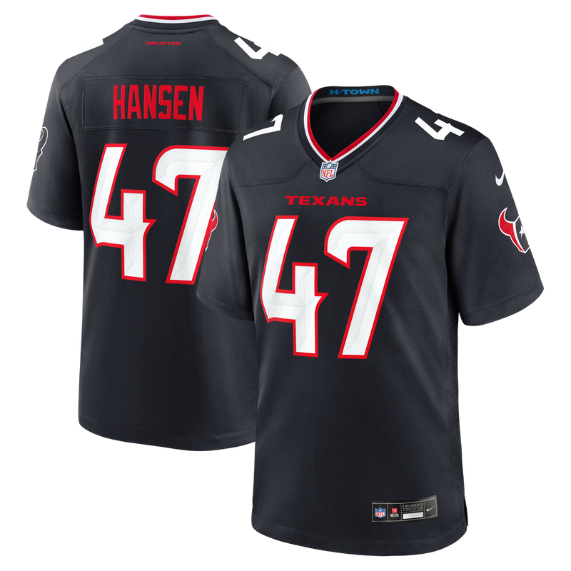 Houston Texans Louis Hansen Navy jersey – view 1