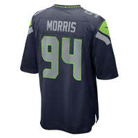 Seattle Seahawks Mike Morris Navy jersey – view 4