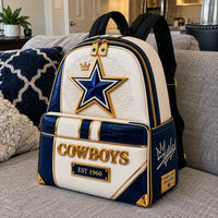 DAL Star Club - Ivory and Navy Heritage Backpack - main