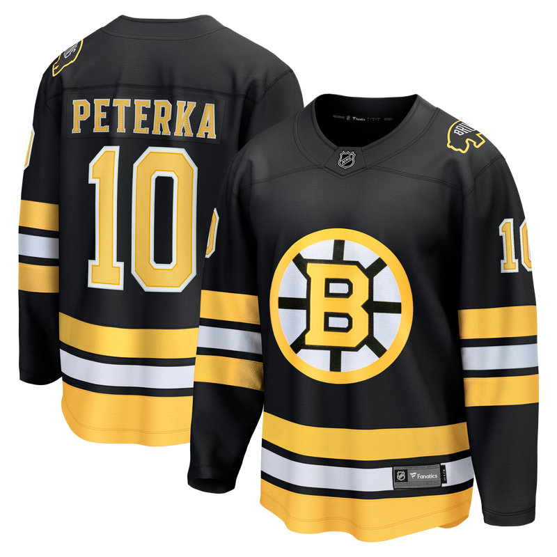 Boston Bruins JJ Peterka Black jersey – view 1