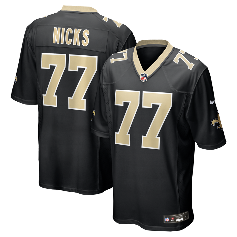 New Orleans Saints Carl Nicks Black jersey – view 1