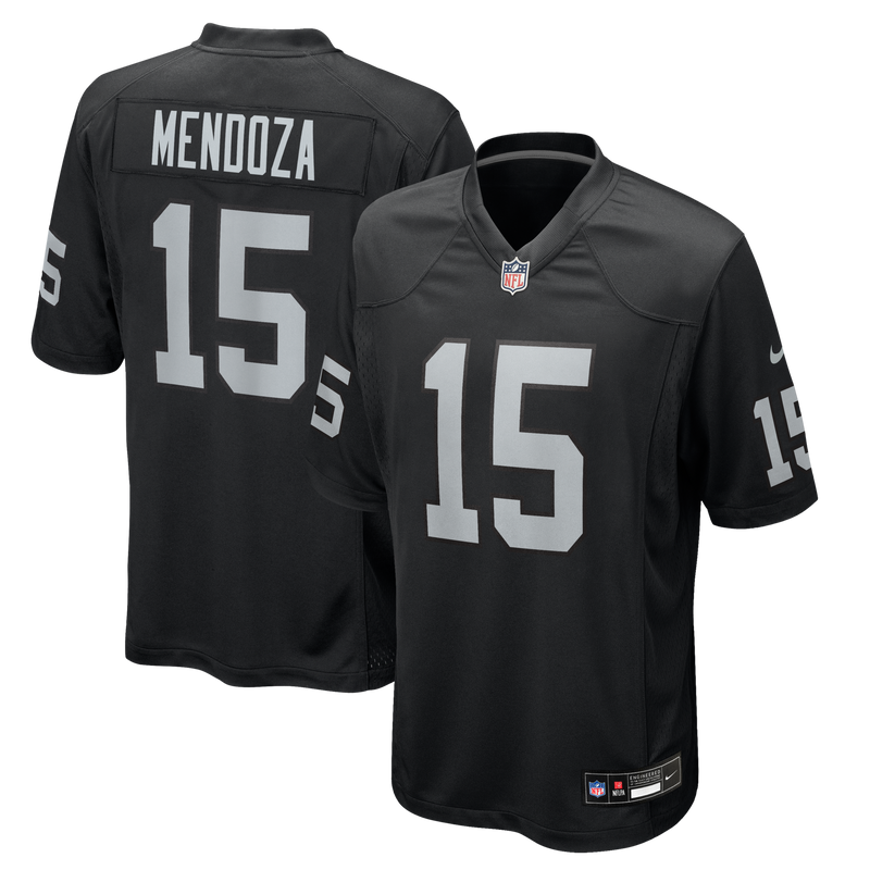 Las Vegas Raiders Fernando Mendoza Black jersey – view 1