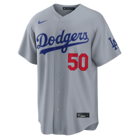 Los Angeles Dodgers Mookie Betts Gray jersey – view 3