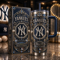 NYY Regalia - Jeweled Crest and Bronx Bombers Banner - main