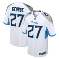Tennessee Titans Eddie George White jersey – view 1