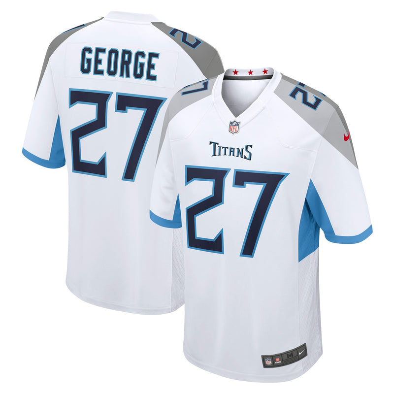 Tennessee Titans Eddie George White jersey – view 1