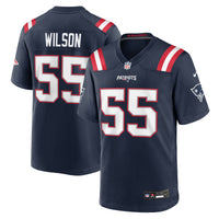New England Patriots Jared Wilson Navy jersey – view 1