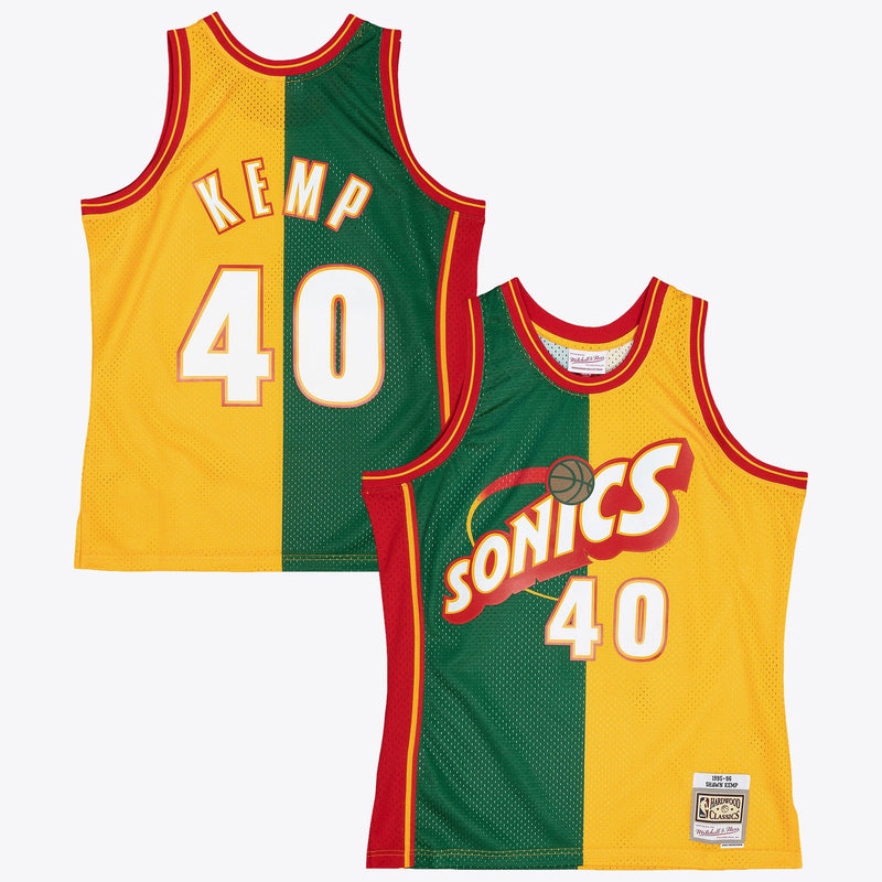 Seattle Supersonics Green/Yellow jersey – view 1