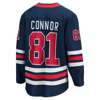 Winnipeg Jets Kyle Connor Navy jersey – view 4