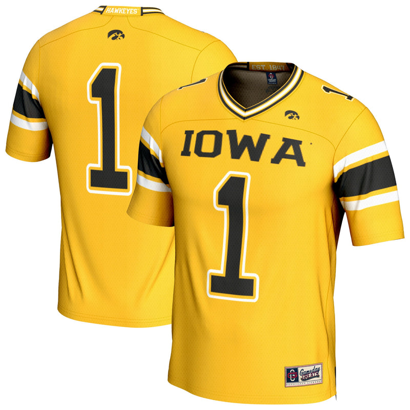 Iowa Hawkeyes Lightweight Collegiate Gold jersey – view 1