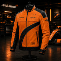 MCL Papaya Lines - Motorsport Panel Jacket in Orange and Black - main