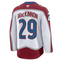 Colorado Avalanche Nathan MacKinnon White jersey – view 4