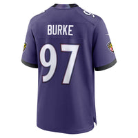 Baltimore Ravens Ethan Burke Purple jersey – view 4