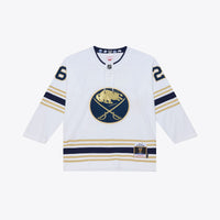 Buffalo Sabres Rasmus Dahlin White jersey – view 2