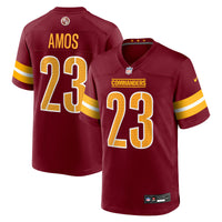 Washington Commanders Trey Amos Burgundy jersey – view 1